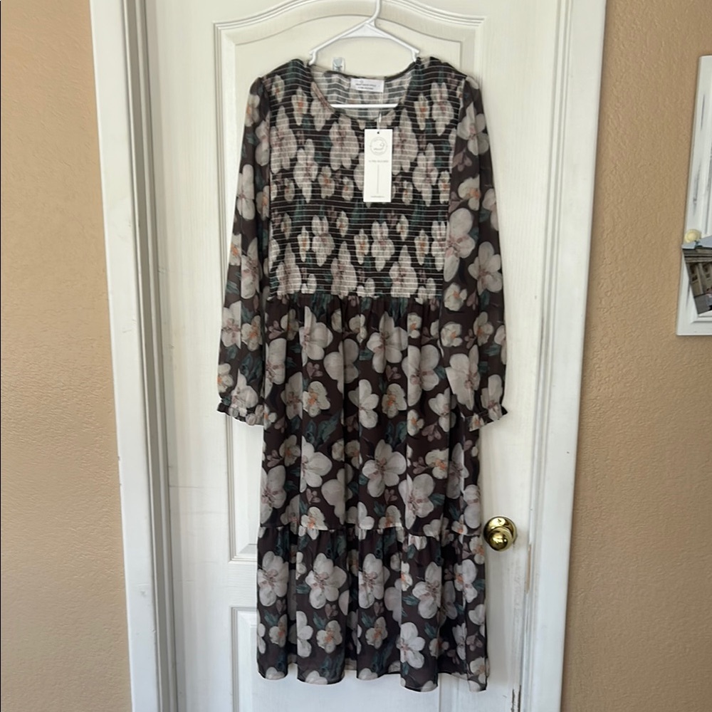Floral Long Sleeve Dress